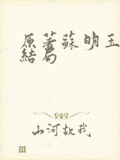 原著苏明玉最后结局