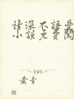 情深不语爱未眠小说免费阅读全本