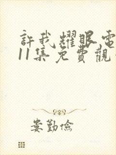 许我耀眼电视剧11集免费观看