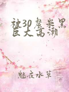 被30厘米黑人巨大高潮