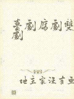 台剧腐剧双男主剧