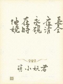 他在永夜长眠苏娆时砚清全文阅读小说