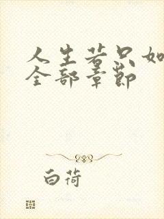 人生若只如初见全部章节