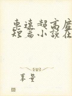 车速超高废文的短篇小说在线观看