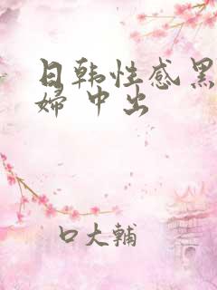 日韩性感黑丝少妇 中出