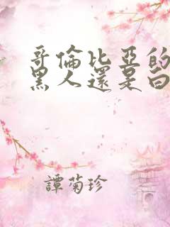 哥伦比亚的人是黑人还是白人