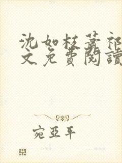 沈如枝萧祁风全文免费阅读无弹窗