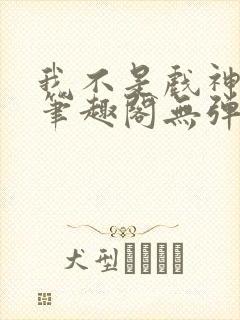 我不是戏神小说笔趣阁无弹窗