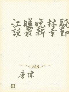 江映晚林骁然小说最新章节