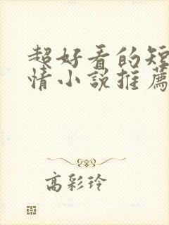 超好看的短篇言情小说推荐