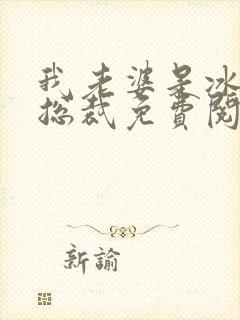 我老婆是冰山女总裁免费阅读最新