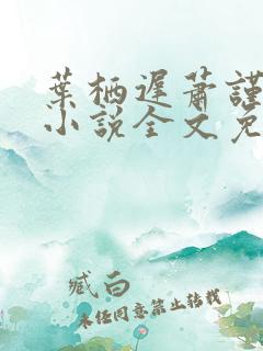 叶栖迟萧谨行的小说全文免费阅读