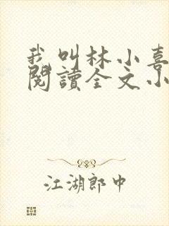 我叫林小喜免费阅读全文小说