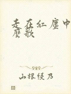 走在红尘中是什么歌