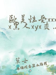 欧美性受xxxx黑人xyx爽…