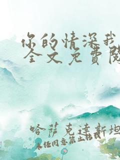 你的情深我不配 全文免费阅读