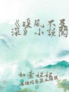 《暖风不及你情深》小说阅读