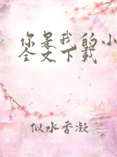 你是我的小确幸全文下载