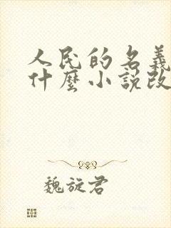 人民的名义根据什么小说改编