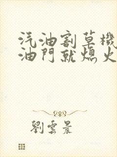 汽油割草机加大油门就熄火怎么办