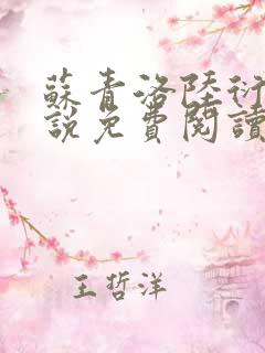 苏青洛陆衍的小说免费阅读