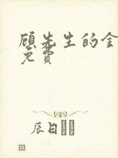 顾先生的金丝雀免费