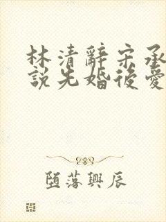 林清辞宋承毅小说先婚后爱
