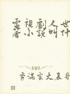 电视剧人世间原著小说叫什么