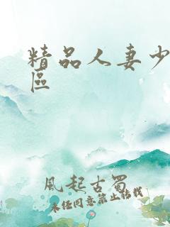 精品人妻少妇一区