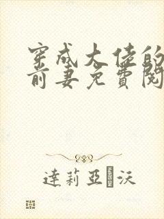 穿成大佬的私奔前妻免费阅读