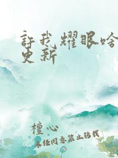 许我耀眼啥时候更新