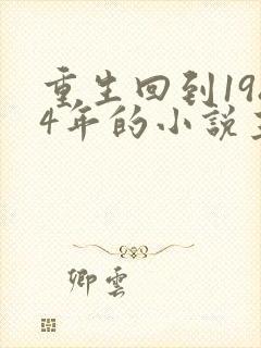 重生回到1984年的小说主角