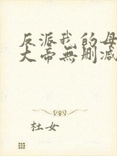 反派我的母亲是大帝无删减