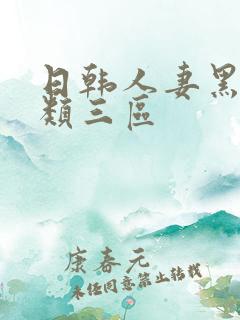 日韩人妻黑人另类三区