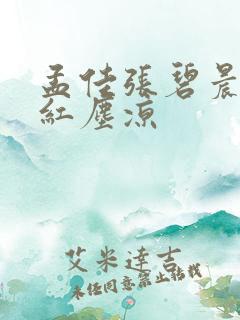 孟佳张碧晨三拜红尘凉