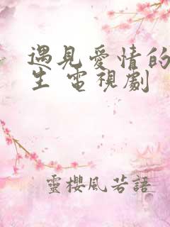 遇见爱情的利先生 电视剧