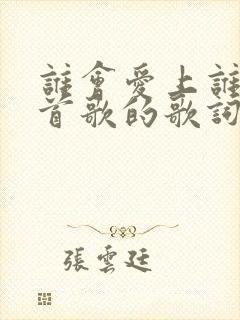 谁会爱上谁是哪首歌的歌词