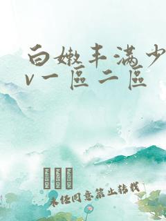 白嫩丰满少妇av一区二区