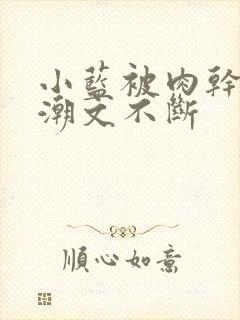 小蓝被肉干高h潮文不断