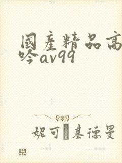 国产精品高潮呻吟av99