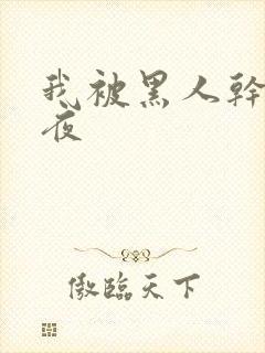 我被黑人干了一夜