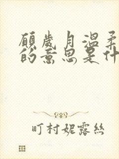 愿岁月温柔以待的意思是什么