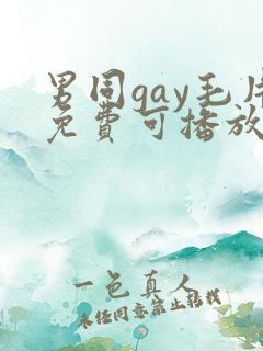 男同gay毛片免费可播放