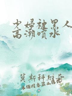 少妇被黑人爽到高潮喷水