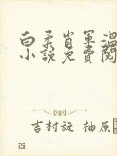 白柔肖军温婉的小说免费阅读