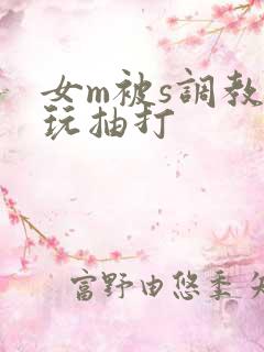 女m被s调教虐玩抽打