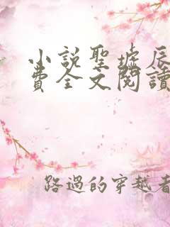 小说圣墟辰东免费全文阅读一