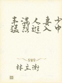 丰满人妻少妇被猛烈进入中文字幕