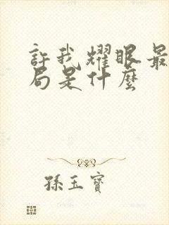 许我耀眼最终结局是什么