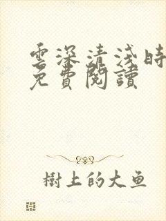 云深清浅时小说免费阅读